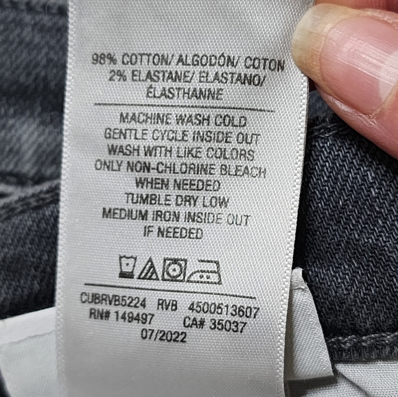 Joe's Jeans the Lara Cigarette Mid Rise Reverb Ankle Jeans W 28 grey - Picture 9 of 15